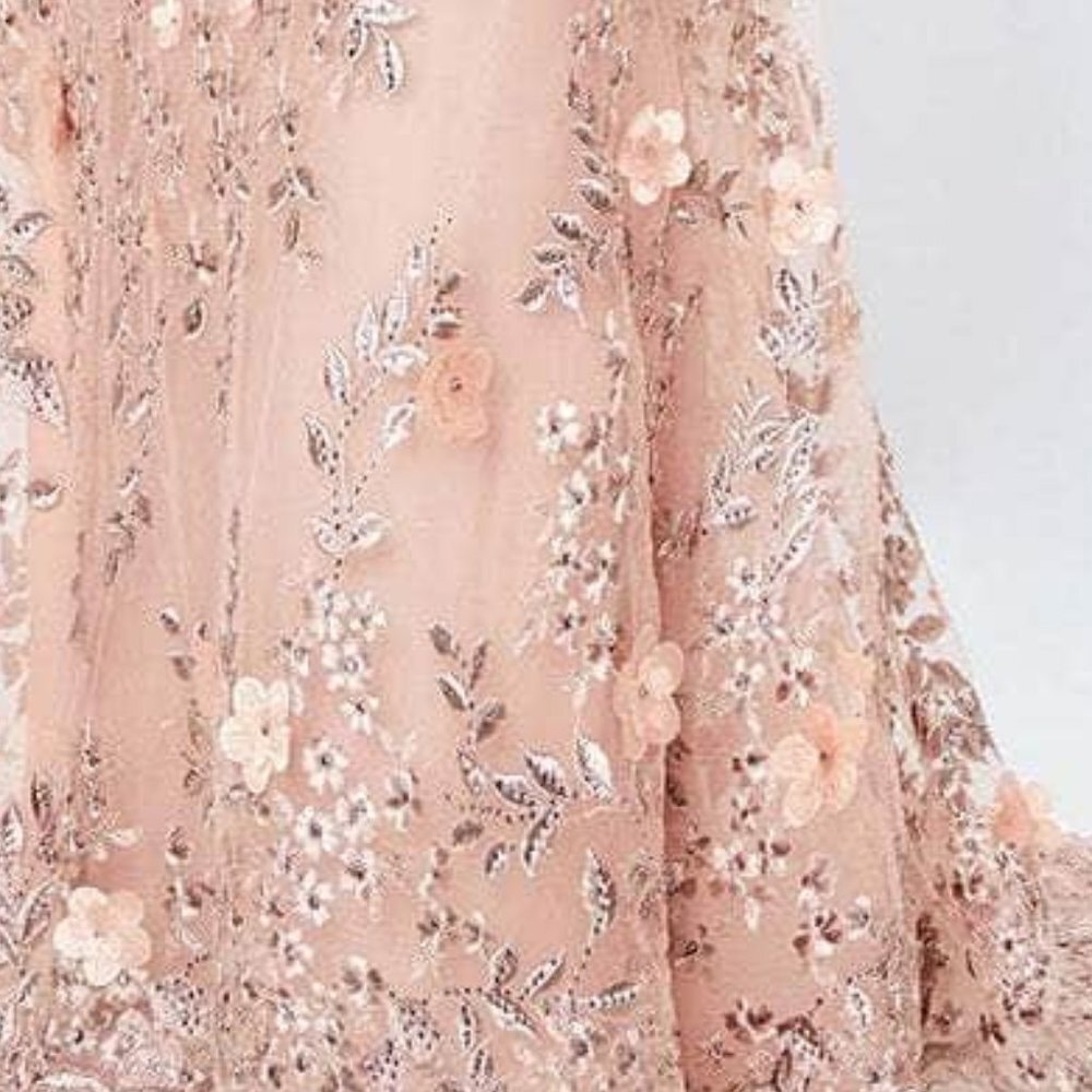 NWT Montage by Mon Cheri 118961 Prom Dresses English Rose Size 6 - Picture 4 of 7